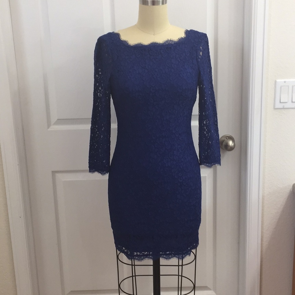 Blue Lace Dress